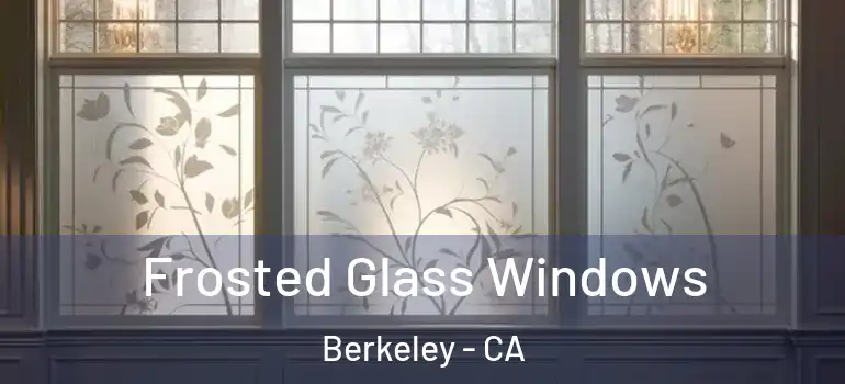 Frosted Glass Windows Berkeley - CA