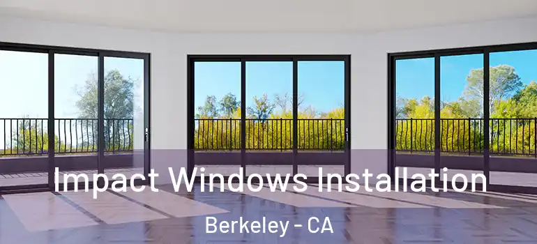  Impact Windows Installation Berkeley - CA