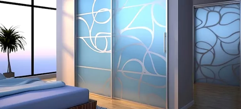 Frosting Glass Cabinet Doors in Berkeley, CA