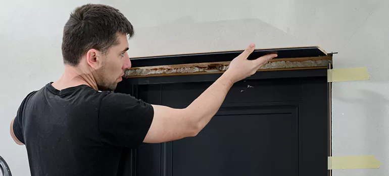 Wood Door Hole Repair in Berkeley, CA
