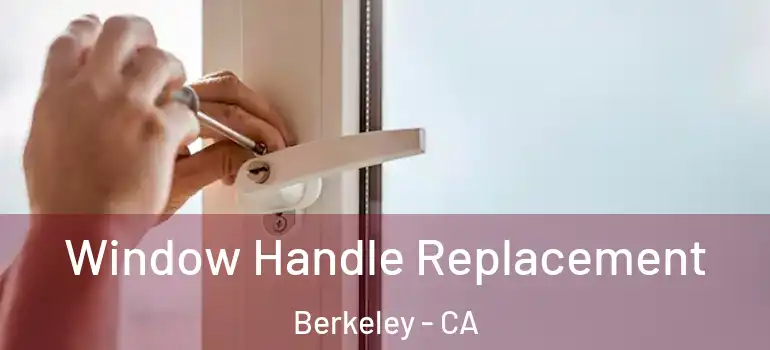  Window Handle Replacement Berkeley - CA