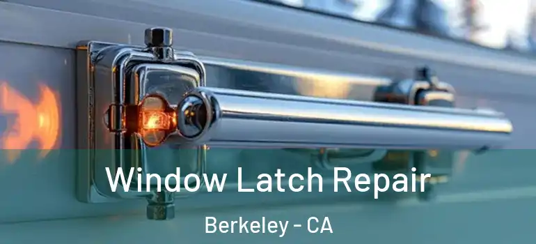  Window Latch Repair Berkeley - CA